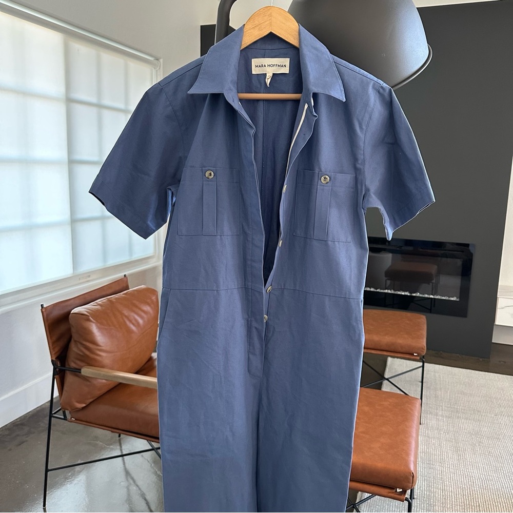Mara Hoffman Kailyn Recycled Cotton Utility Jumpsuit